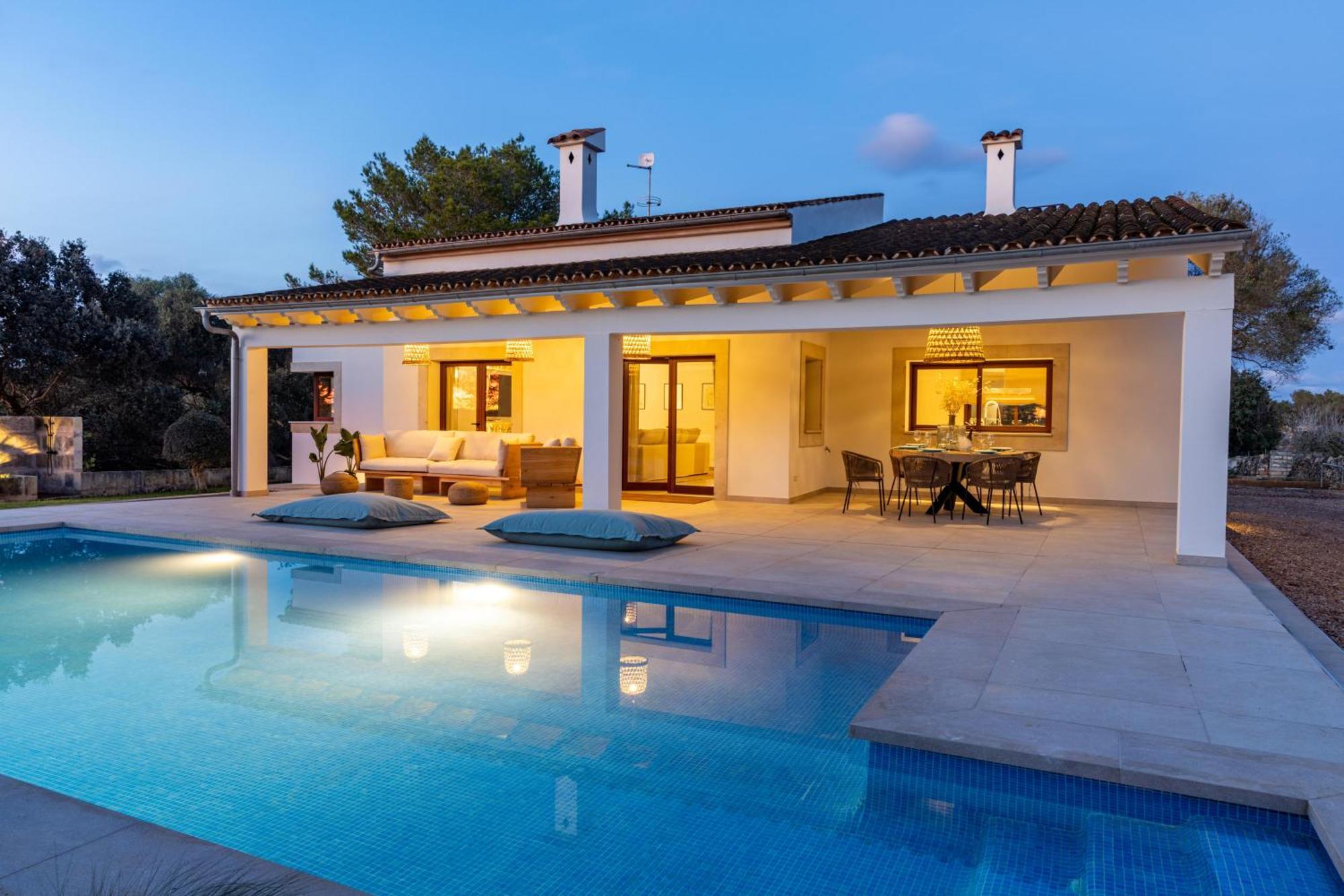 Es Mirador De Vernissa Jacuzzi Sauna Y Piscina Santa Margalida Εξωτερικό φωτογραφία