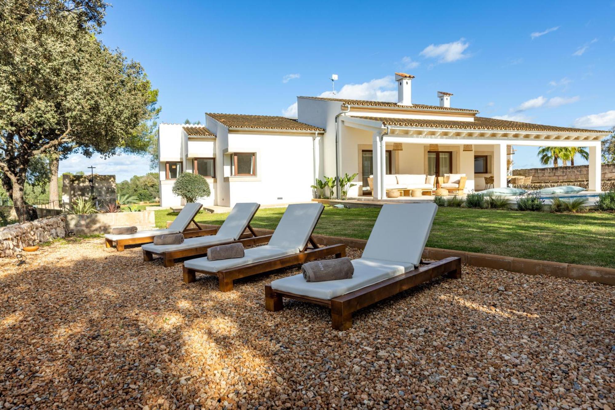 Es Mirador De Vernissa Jacuzzi Sauna Y Piscina Santa Margalida Εξωτερικό φωτογραφία